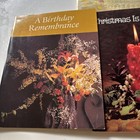 Lot Of 5 Vintage Antique Greeting Booklet Cards Used   Unused Various Holiday