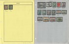 Greece Stamp Collection On 4 Pages   1  333 Classics Neatly Identified  Jfz