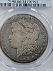1889 Cc Carson City Morgan Silver Dollar  1 Circulated G6 Good Pcgs G06
