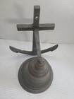 Antique Maritime Nautical Ship Brass bronze Bell W  Anchor Wall Mount Heavy 