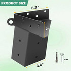Deer Stand Brackets 4x4  Elevator Brackets 4pcs  Deer Blind Brackets  For Outdoo