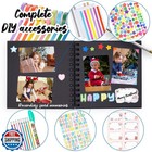 Kid Scrapbook Photo Album Hard Cover Diy Photo Album For Kids Instant Camera 