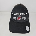 Vintage New Jersey Devils Hat Cap Snap Back Mens One Size Nhl Stanley Cup Champs
