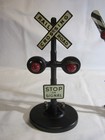 Vintage Post War Marx Metal O Gauge Train Railroad Crossing Signs 2 Piece Lot