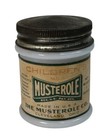 Musterole Children   s 1oz Jar Milk  Glass Embossed Lid W  Product Vintage Antique