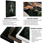 Medusa Fine Art Print  1 Canvas Frame  Gorgon Mythology Greek Wall Art