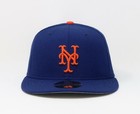 New Era 59fifty Men Boys Hat New York Mets Home 2007 Collectible Blue Wool Cap