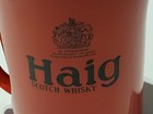 Vintage Haig Scotch Whisky Advertising Jug Pitcher Mug Carlton Ware England Red