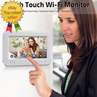 Wireless Wifi Video Doorbell Intercom System  1080p Video Door Camera With Monit