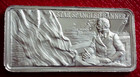 Star Spangled Banner Bar-american Greatest Events 1 Oz 999 Silver-hamilton Mint