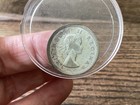 1954 South Africa   Suid Afrika Elizabeth Ii Silver 0 5     1 Shilling Coin  8888 