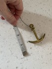 Vintage Brass Anchor Ornament Nautical