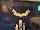 Framed Brugge Lace Artwork  Souvenir  Knit Needlepoint Doily Vintage 