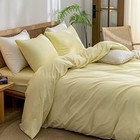  Duvet Cover Set 100  Twin twin Xl  68  X 90   Light Yellow  no Comforter 