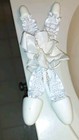 Mon Petit Shoes Pair Of Women s Shoe Trees Vintage Ivory Lace