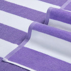 Large Oversized Beach Towel - Big Cotton 36 X 70 Inch Striped Pool Towel  Large 