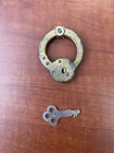 Russell   Irwin Antique Pad Lock W key Fully Functional