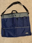 Artbin Artist Portfolio Carrying Case Navy Gray Shoulder Strap Pockets Large