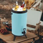 Stainless Steel Beverage Dispenser  Hot Cold Drink Container With Spigot