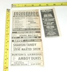 Ted Nugent Amboy Dukes Vintage Concert Ad Advert Nov 9th 1968 Burton s Uk Gonzo