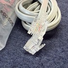 6ft Telephone Line Cords Cable Wire Rj11 Dsl Modem Fax Phone To Wall Black gray