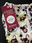 Blueberry Simplex Organic Aio Cloth Diaper One Size Discontinued Monkey Print
