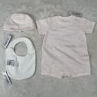 Dolce    Gabbana Baby Girl Gift Set 6-9m Pink Shirt Hat Bib New With Tags   Box