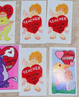 Vintage 80s School Valentine Cards Lot Children Teacher Envelopes Retro Cute