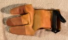 Vintage Archery Glove Bow Hunting Cabin Archery