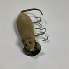 Vintage Heddon Meadow Mouse Fishing Lure Flocked 3 