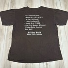 Vintage Y2k The Voyage Roller Coaster Holiday World Amusement Park T Shirt Sz L