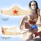 Dc Comics Wonder Woman Golden Tiara With Red Gem Star 190371133787-fba