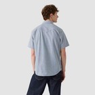 Levi s Men s Western Standard Fit Short Sleeve Button-down Shirt - Light Blue