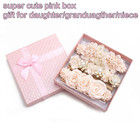 Baby Girl Headbands Nylon Flower Elastic Hairbands 3pcs Hair Accessories Gift Fo
