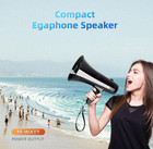 35w Power Megaphone Speaker Pa Bullhorn Bull Horns Rechargeable  Usb Flash Drive