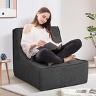 Large Bean Bag Lazy Sofa Chair With Memory Foam Filling In Living Room  Bedroom