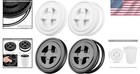 Multi-purpose Plastic Seal Lids With Sealing Rings - For 5 Gallon Buckets