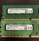 16gb Lot Of 2 Micron  2x8gb  2rx8 Pc3l-12800u Ddr3l-1600 Desktop Memory Ram