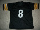 Aaron Rodgers Unsigned Custom Pittsburgh Sewn Football Jersey Size S-3xl Blk wh