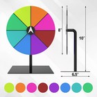 Prize Wheel 8-inch Dry Erase Spinning Wheel          All-metal Tabletop Roulette Whe