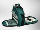 New Lake Placid Thermal Picnic Travel Pack Deluxe 4 Place Settings Green 