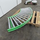 90   Curve Gravity Roller Conveyor Section 22  Bf 76  Long