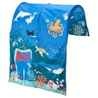 Ikea Kura 405 284 53 Bed Tent Canopy Ocean Blue Sea Turtle Dolphin Octopus New