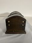 Mini Treasure Chest Small Trunk Box Vintage Jewelry Storage Used Pre Owned