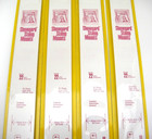 Showgard Clear Stamp Mounts 215 22 For Narrow Airmail Lot Of 4 Packs Of 22  m85 