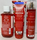 Bath   Body Works Strawberry Pound Cake Body Wash Cream Fragrance Mist Gift Set