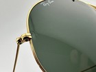 1980 s 62  14mm Vtg B l Ray Ban G15 Green Outdoorsman Ii Aviator Sunglass - Read
