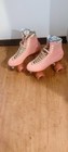 Moxi Lolly Roller Skates Suede Shortcake Pink Size 6