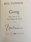 Giving By President Bill Clinton Signed Autographed First Edition Hardcover