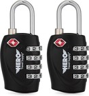 Hero Luggage Lock Pack Of 2 Tsa Approved  4 Digit Combination Padlock For Tra   